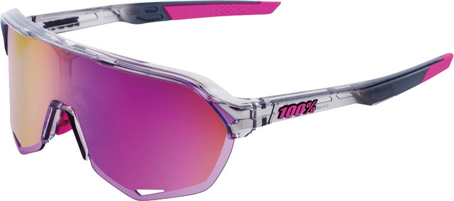 100% S2 Mirror Sportbrille - tokyo night translucent grey | purple multilayer mirror