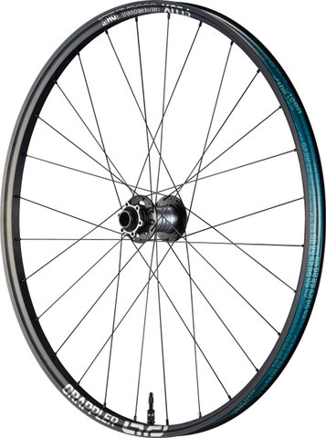 e*thirteen Ensemble de roues Grappler Sidekick Flux DH Super Boost 29"/27,5" - black/Boost/157 mm/110 mm/Super Boost/29" (avant), 27,5" (arrière)/110 mm/110 mm/157 mm/e13