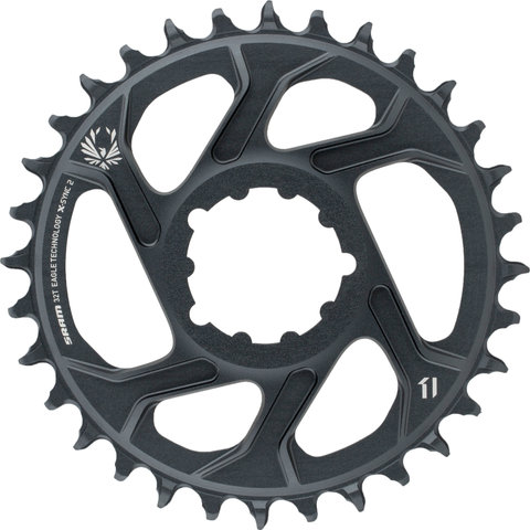 SRAM Chainring X-Sync 2 Direct Mount 6 mm for X01/XX1/GX Eagle - lunar grey/32 