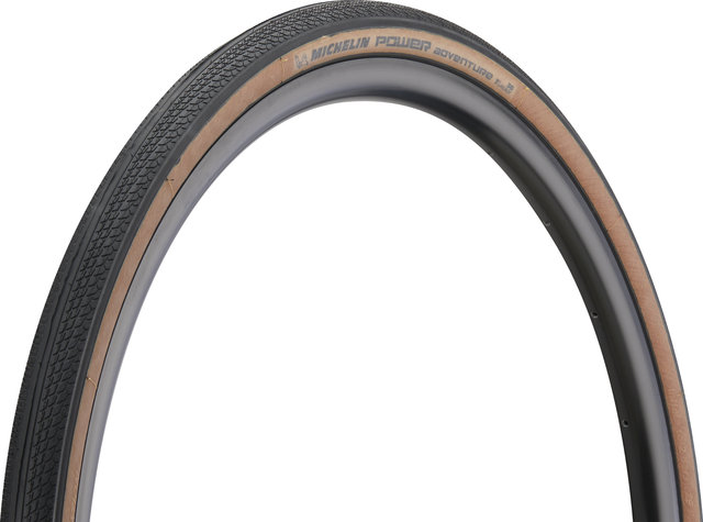 Michelin Pneu Souple Power Adventure TS Competition TLR 28" - noir-brun/28 /36 /36-622