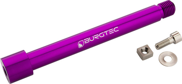 Burgtec Eje pasante para horquillas Fox Racing Shox Boost 2021+ - purple rain/110 mm