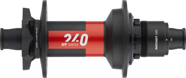 DT Swiss Moyeu Arrière 240 DEG Super Boost Disc 6 trous - noir/SRAM XD/28/SRAM XD