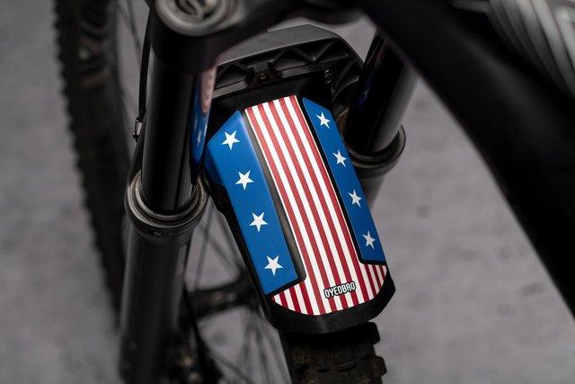 DYEDBRO Juego de calcomanías para Guardabarros RockShox - american flag color