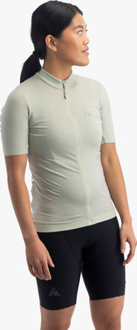 7mesh Maillot de mujer Ashlu Merino S/S - frost/S