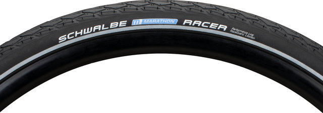 Schwalbe Pneu Rigide Marathon Racer Performance SpeedGrip LiteSkin 28" - noir-reflex/40-622