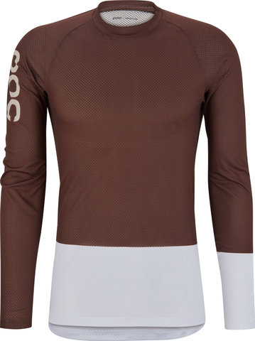 POC Maillot MTB Pure LS - axinite brown-hydrogen white/M