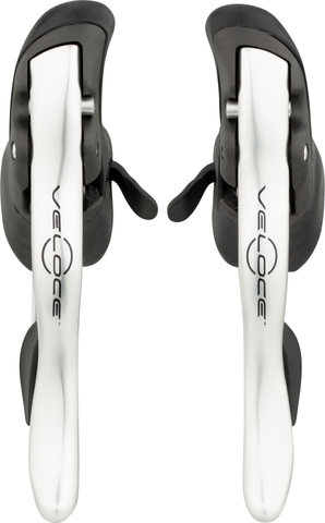Campagnolo Veloce front+rear Set Power Shift Ergopower 2x10-Speed Shift/Brake Lev - bright silver