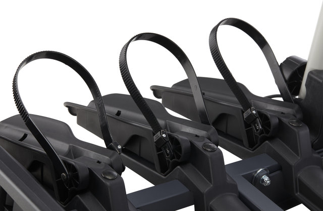 XLC VC-C03 Beluga 3-Bike Rack for Trailer Hitches - black