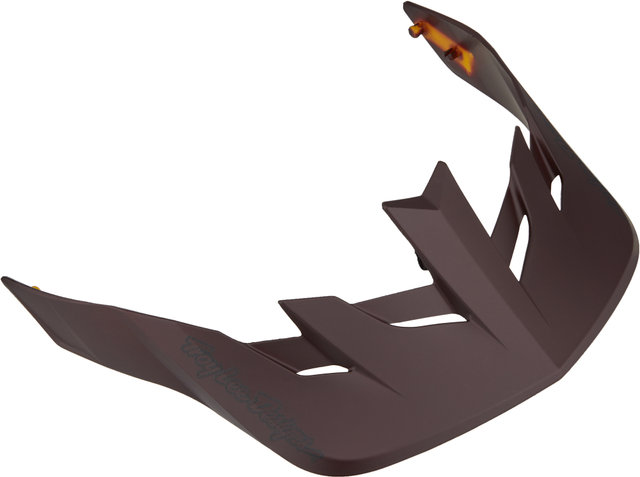 Troy Lee Designs Visera de repuesto para cascos Flowline SE MIPS - radian burgundy-charcoal/universal