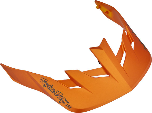 Troy Lee Designs Ersatzvisier für Flowline SE MIPS Helm - radian orange-dark gray/universal