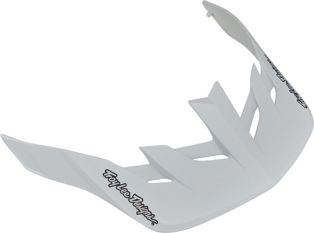 Troy Lee Designs Visera de repuesto para cascos Youth Flowline MIPS - orbit white/universal