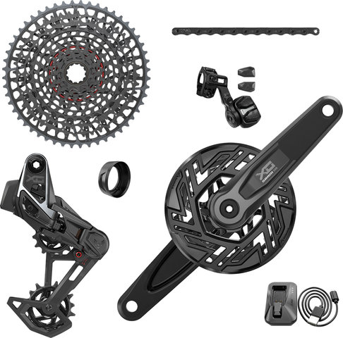 SRAM X0 Eagle Transmission AXS 1x12-fach E-MTB Gruppe für Bosch - black/160,0 mm 36 Zähne, 10-52