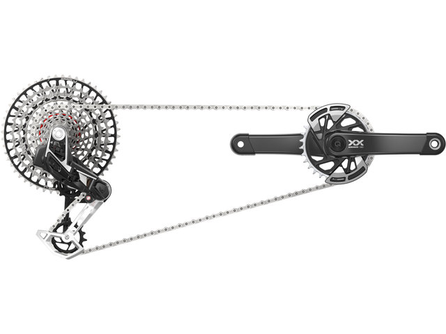 Groupe XX Eagle Transmission AXS Powermeter 1x12 vitesses - black/170,0 mm 32 dents, 10-52