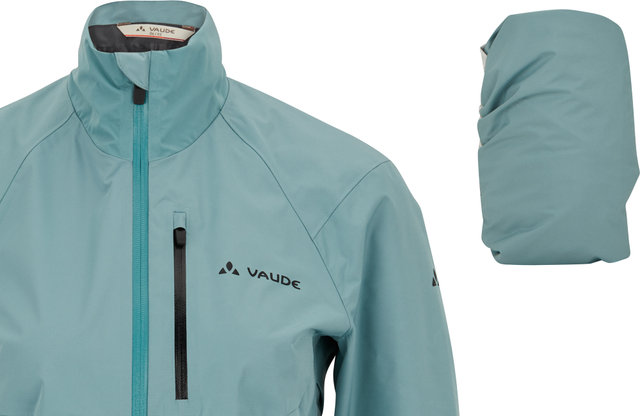 Womens Kuro Rain Jacket - dusty moss/36