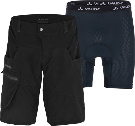 VAUDE Mens Qimsa Shorts - black uni/M