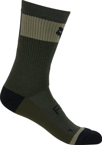 Fox Head 8" Defend Winter Socks - 2024 Model - olive green/39 - 43