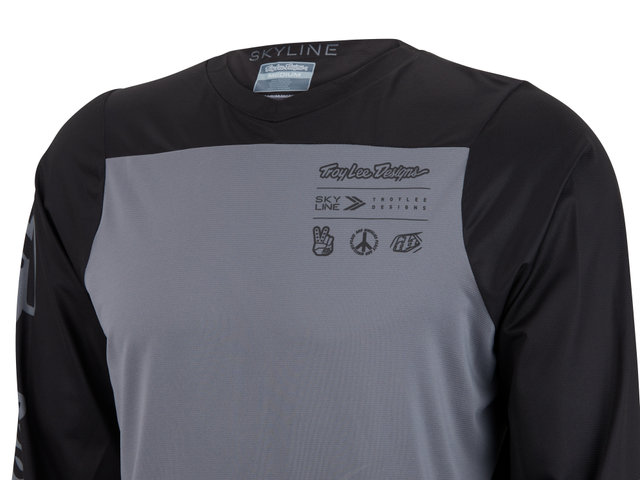 Skyline L/S Jersey - mono charcoal/M