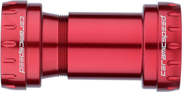 BB30 Shimano MTB Coated Innenlager 42 x 73 mm - red/BB30