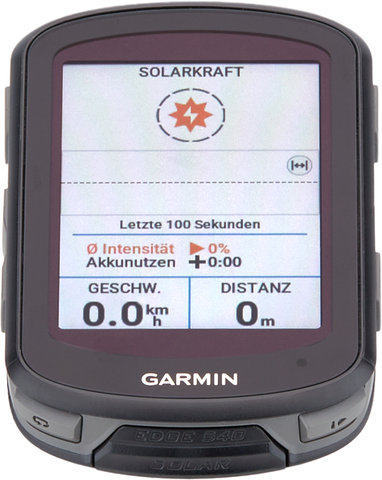 Edge 540 Solar GPS Bike Computer + Navigation System - noir/universal