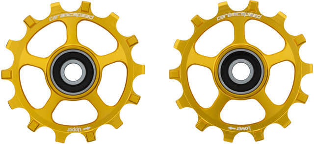 CeramicSpeed Coated Derailleur Pulleys Shimano XT / XTR 12-speed - gold/universal