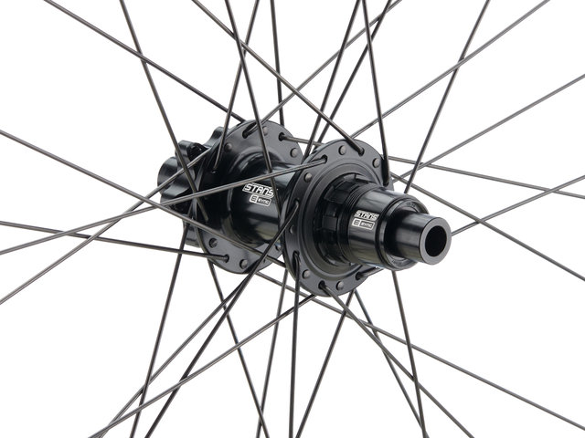 NoTubes Juego de ruedas Crest S2 Disc 6 agujeros 29" Boost - negro/29" set (RD 15x110 Boost + RT 12x148 Boost) SRAM XD