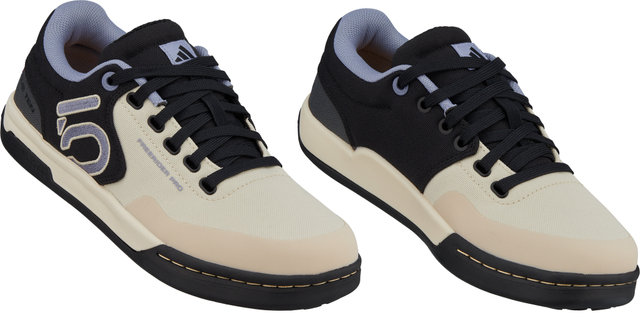 Chaussures VTT pour Dames Freerider Pro Canvas Modèle 2023 - sand strata-silver violet-core black/40
