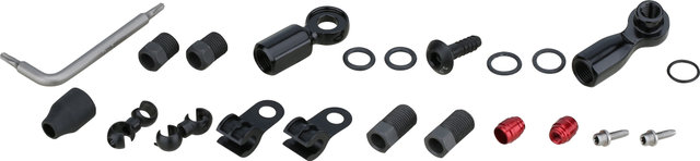 Hydraulic Hose Beveled Banjo for Road Flat Mount - black/2000 mm