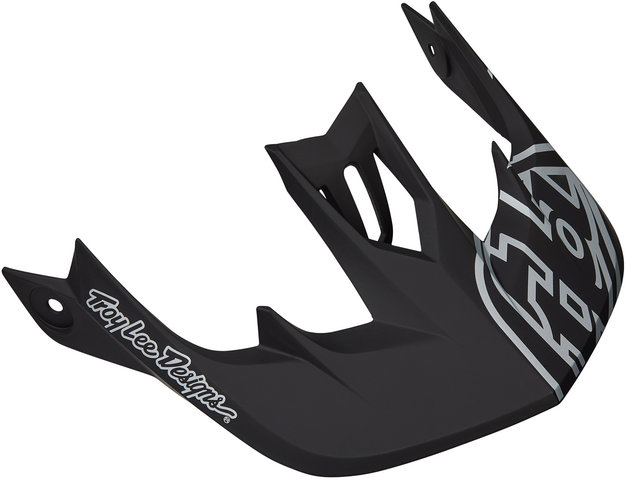 Troy Lee Designs Visera de repuesto para cascos Stage - stealth black-silver/universal