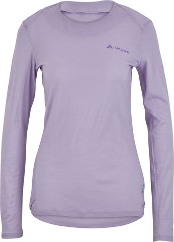 VAUDE Camiseta para damas Womens Yaras LS Wool Shirt - pastel lilac/36