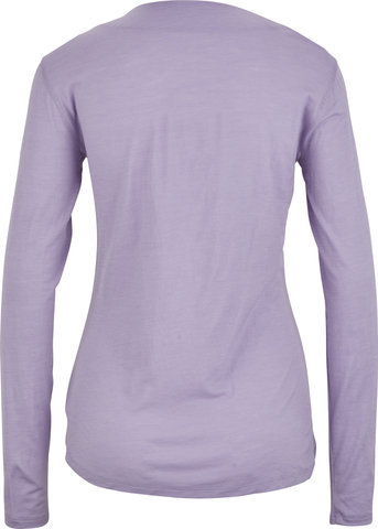 VAUDE Camiseta para damas Womens Yaras LS Wool Shirt - pastel lilac/36