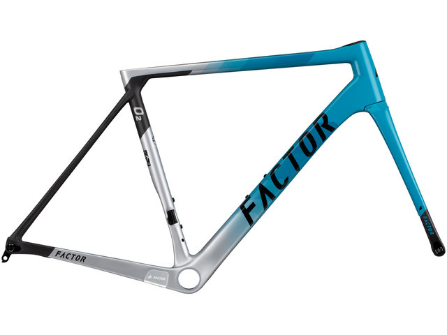Kit de cuadro de carbono O2 Disc - miami blue/54 cm