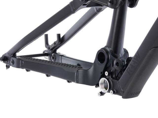 RAAW Mountain Bikes Yalla! 29" Frameset w/ Fox DHX2 HSC/LSC HSR/LSR Factory - matte black/L, 500 lbs