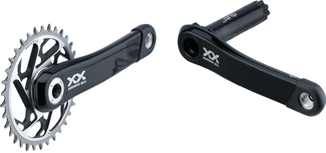 SRAM XX SL Eagle Transmission T-Type DUB DM 12-fach Carbon Kurbelgarnitur - black/175,0 mm 34 Zähne