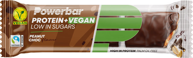 Protein Plus Low Sugar Vegan Riegel - 1 Stück - peanut choc/42 g