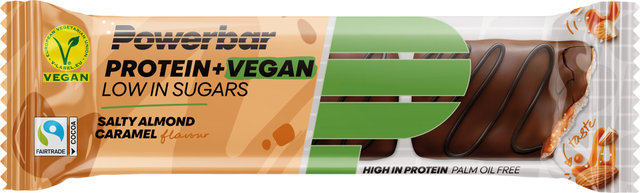 Protein Plus Low Sugar Vegan Riegel - 1 Stück - salty almond caramel/42 g