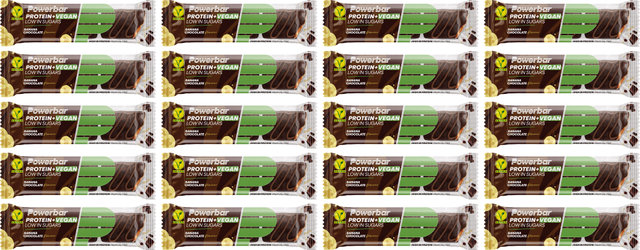 Powerbar Barrita Protein Plus Low Sugar Vegan - 20 unidades - banana chocolate/840 g