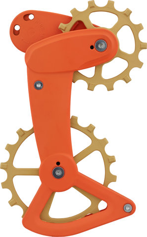 CeramicSpeed Galets de Dérailleur OSPW X Cerakote Coated Limited pour XT/XTR 12vit - orange-bronze/universal