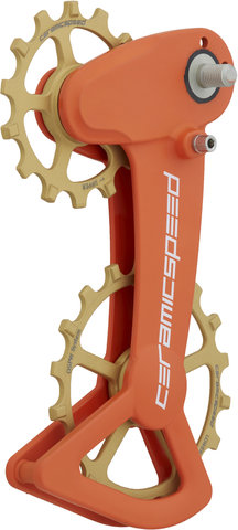 CeramicSpeed Galets de Dérailleur OSPW X Cerakote Coated Limited pour XT/XTR 12vit - orange-bronze/universal