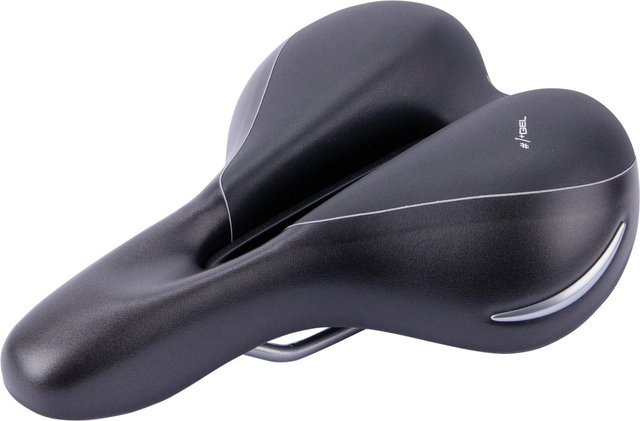 CONTEC Elliptic + Women's Saddle - black-silver | 200 mm | 266 mm