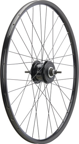 bc basic Alfine Disc Center Lock P-22 28" 8-speed Wheelset - black | 28" set (front 9x100 Dynamo + rear 10x135)