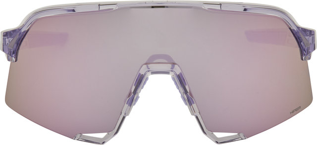 100% Gafas deportivas S3 Hiper - polished translucent lavender/hiper lavender mirror