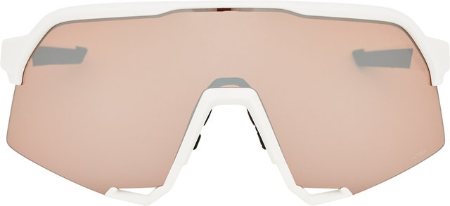 100% Lunettes de Sport S3 Hiper - matte white/hiper silver mirror