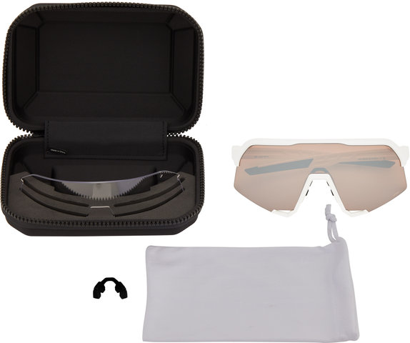Lunettes de Sport S3 Hiper - matte white/hiper silver mirror