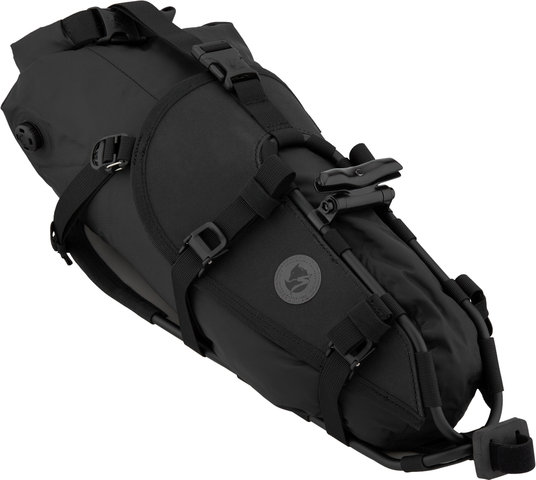 S/F Seatbag Drybag Packsack mit Seatbag Harness Satteltaschenträger - black/10 Liter