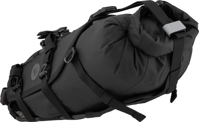 S/F Seatbag Drybag Packsack mit Seatbag Harness Satteltaschenträger - black/10 Liter