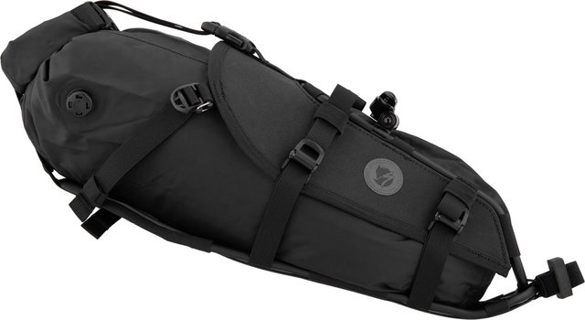 S/F Seatbag Drybag Packsack mit Seatbag Harness Satteltaschenträger - black/10 Liter