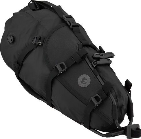 S/F Seatbag Drybag Packsack mit Seatbag Harness Satteltaschenträger - black/16 Liter