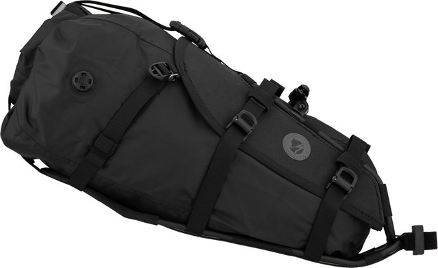 S/F Seatbag Drybag Packsack mit Seatbag Harness Satteltaschenträger - black/16 Liter