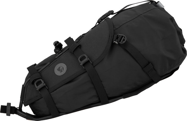 S/F Seatbag Drybag Packsack mit Seatbag Harness Satteltaschenträger - black/16 Liter