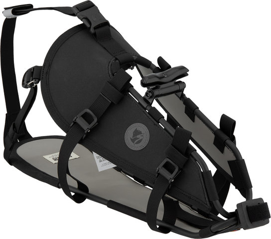 S/F Seatbag Drybag Packsack mit Seatbag Harness Satteltaschenträger - black/16 Liter